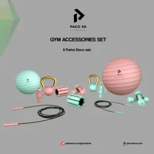 Gym Accessories Set