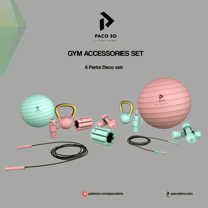 Gym Accessories Set
