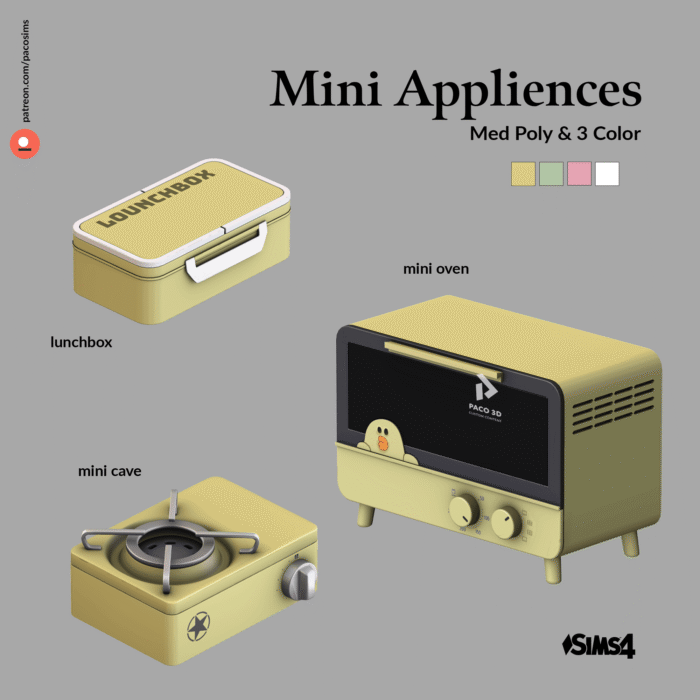 Mini Appliences Set Pt2 ( Decor )