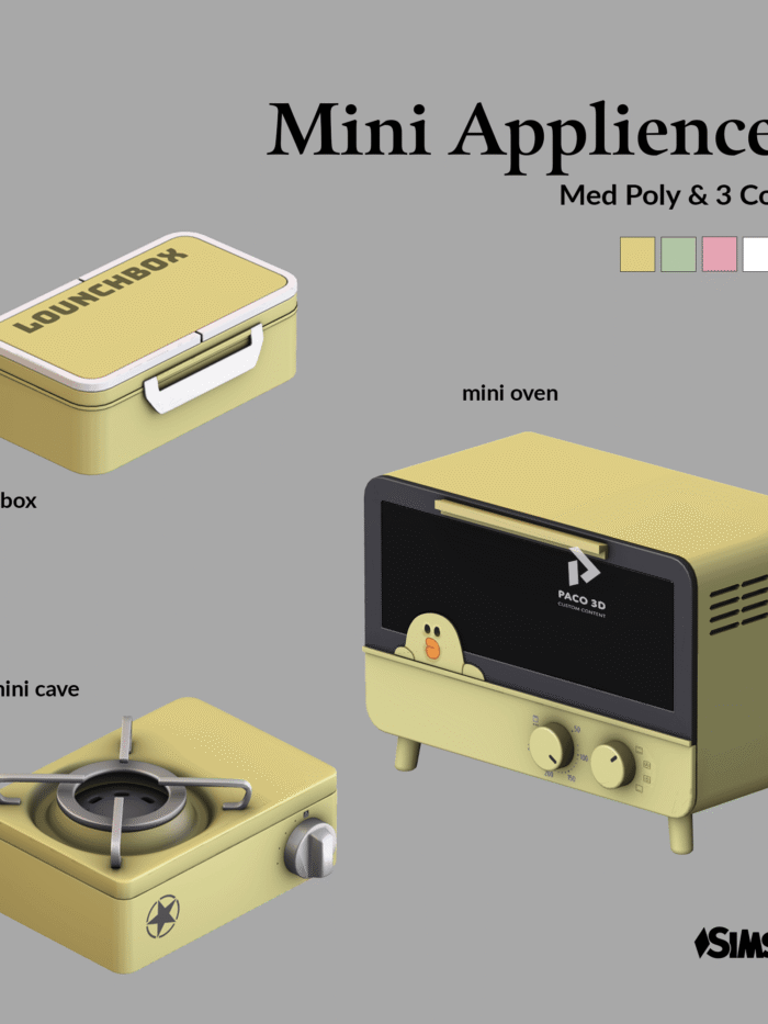 Mini Appliences Set Pt2 ( Decor )