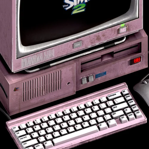 Old Desktop - Low Poly & Functional