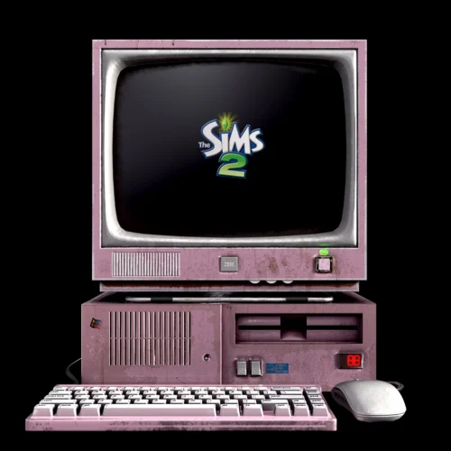Old Desktop - Low Poly & Functional