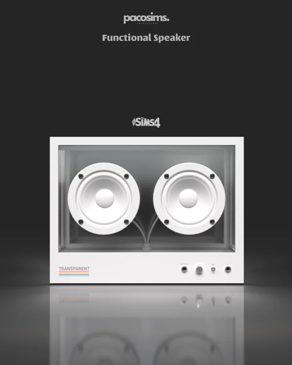 Transparent Functional Speaker