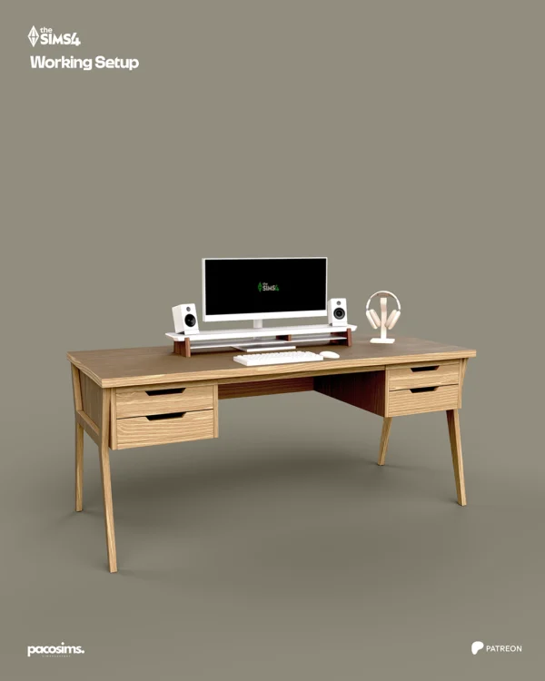 Wood Work Desk