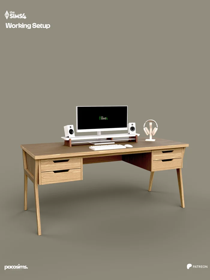 Wood Work Desk