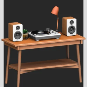 🎧 TECHX – Animated Vinyl Set