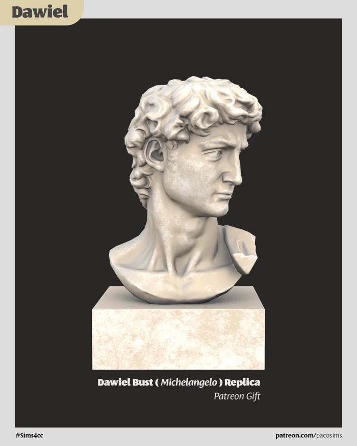 🎁 Free CC Gift – Michelangelo’s Dawiel Bust