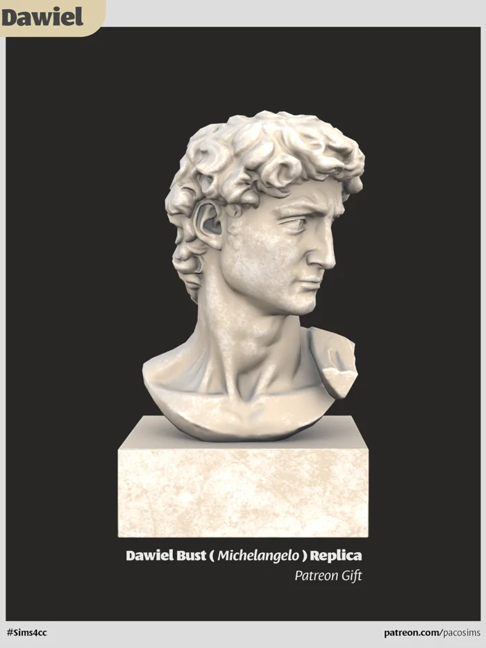 🎁 Free CC Gift – Michelangelo’s Dawiel Bust