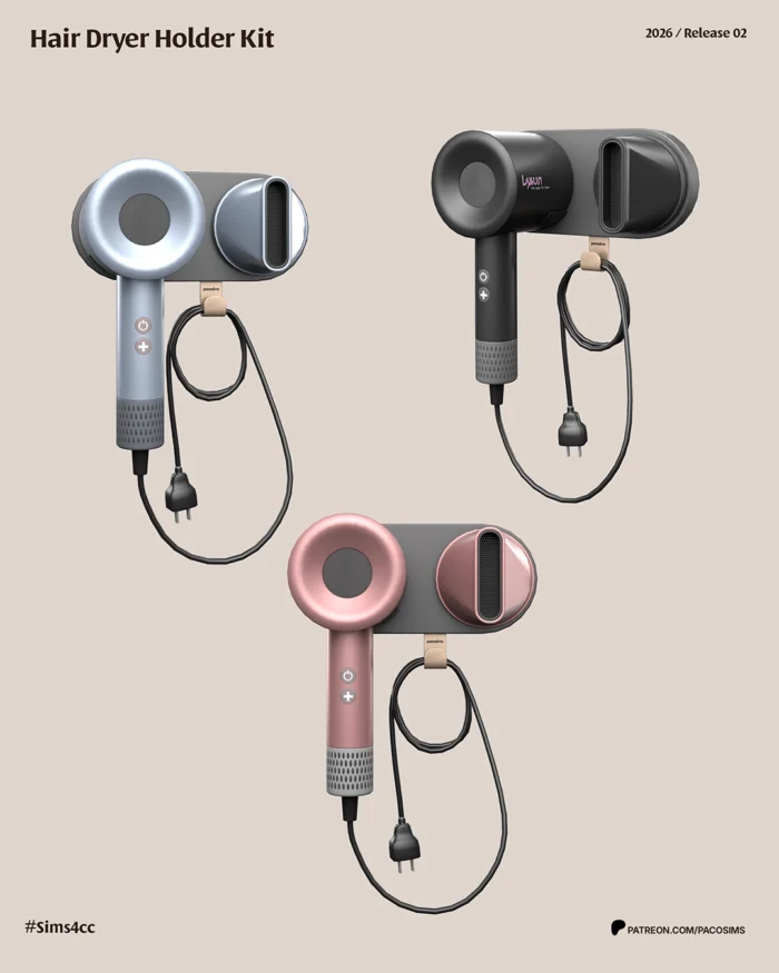HAIR DRYER HOLDER KIT