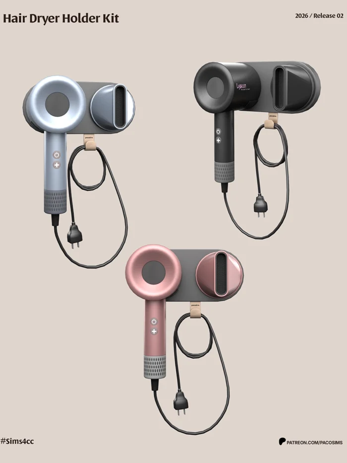 HAIR DRYER HOLDER KIT